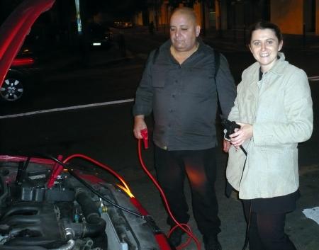 La voiture de Chrystelle fait des siennes !