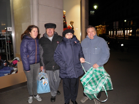 Fin de maraude:Boulevard Haussmann