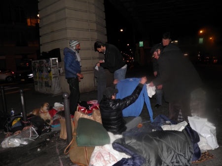 Sous le métro aérien