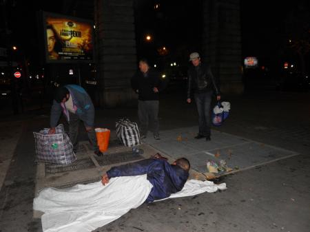 Dans la nuit de la grande ville