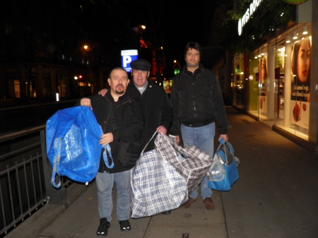 Fin de maraude:Boulevard Haussmann